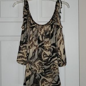 Vintage Cache Cold Shoulder Top